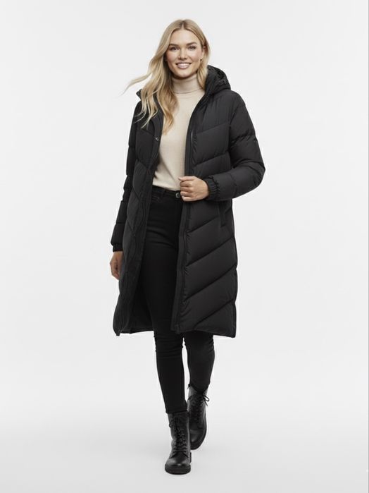 Дамско зимно дълго яке