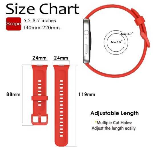 Curea silicon Huawei Watch Fit 3, Fit 4, Fit 4Pro