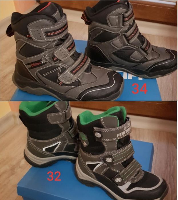 Детски ботуши размер 34 и 32