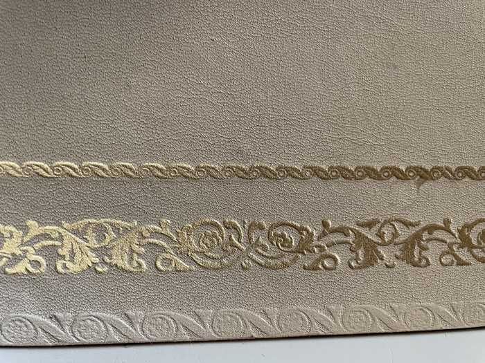 Elegant-secretaire-masa-birou-blat piele ivoire-Italia