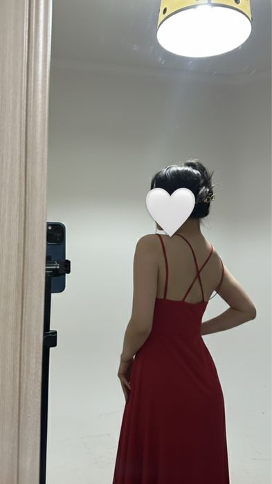 Коасное легкое платье