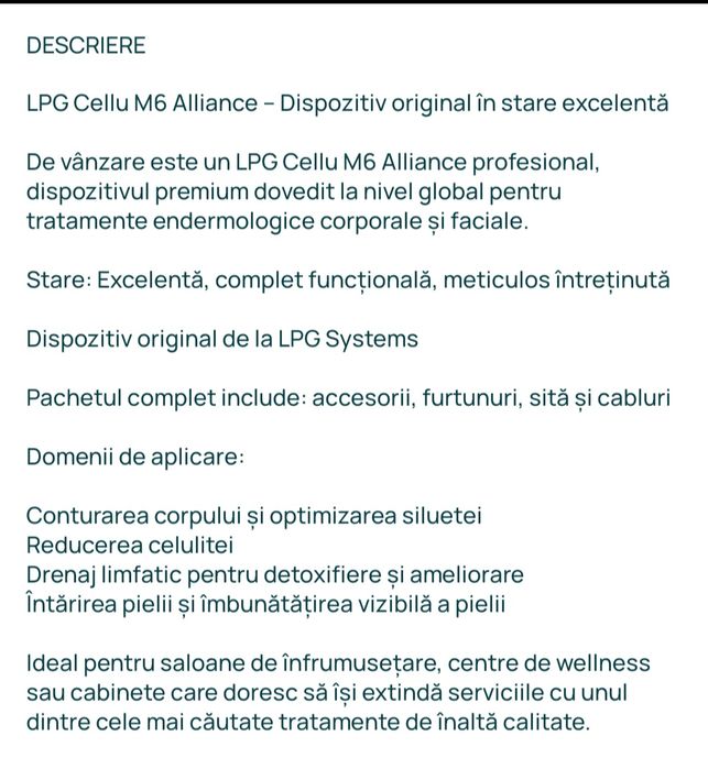 Aparat LPG  de remodelare corporala