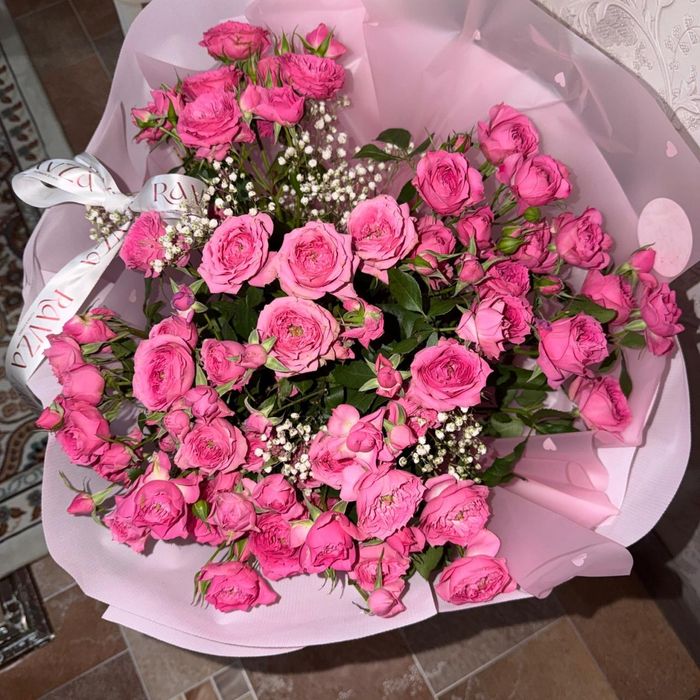 Кустовые розы в хор сост