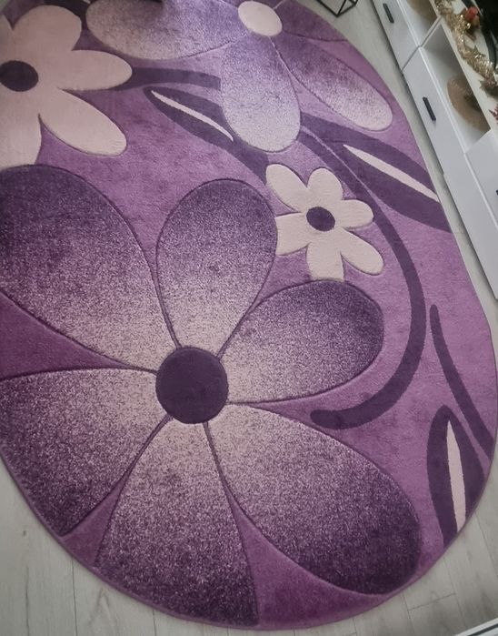 Covor  2/3 mov+două mochete