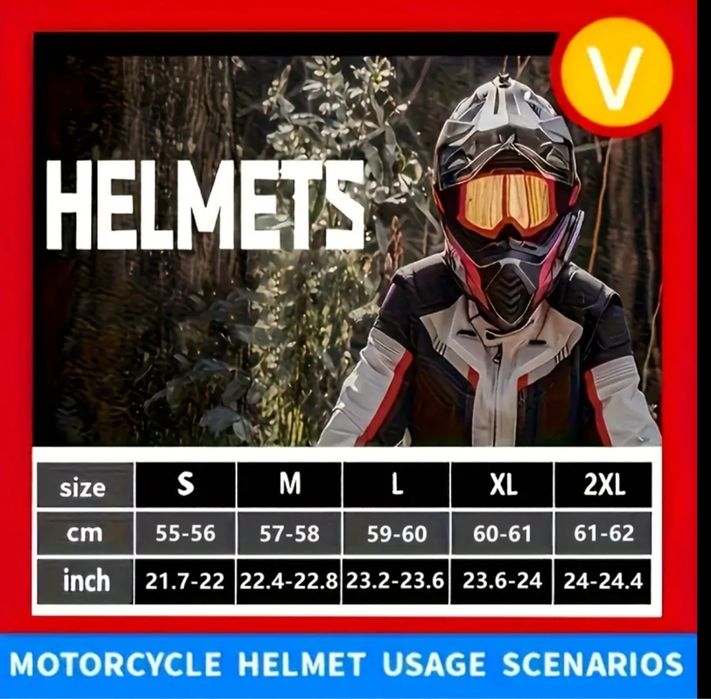 Vand casca moto enduro