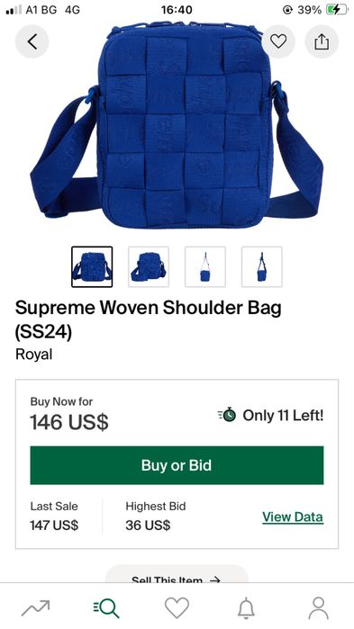 Supreme Woven Shoulder Bag (SS24)