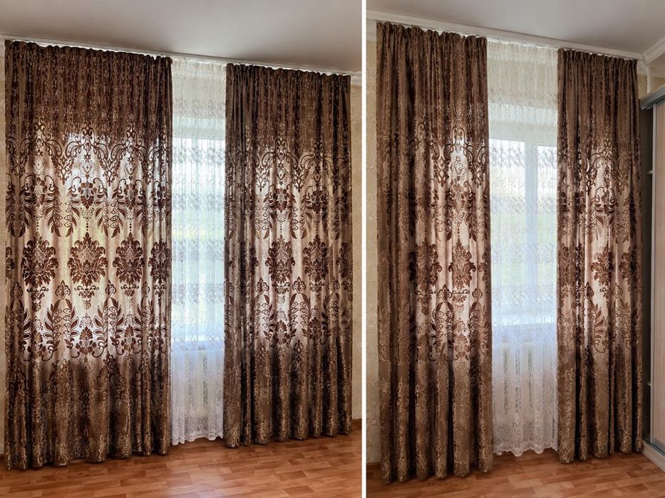 Продам шторы тюль два комплекта недорого