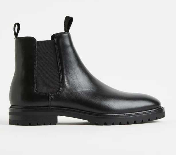 Ghete chelsea premium Zign London 43 piele naturala moale