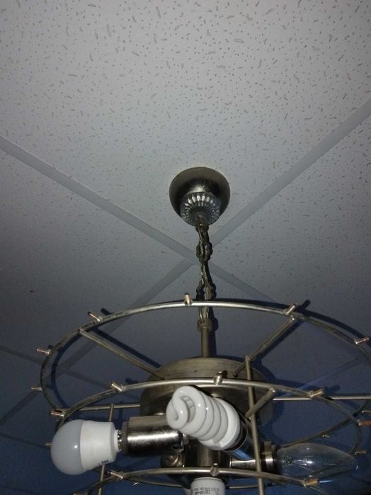 Хрустальная люстра СССР.