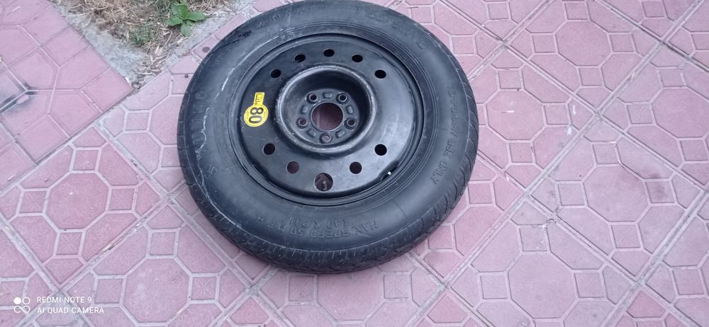 Каптива запаска диска балони докат