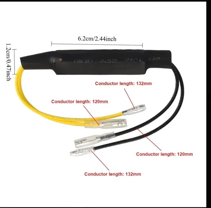 Комплект от 2 LED декодера резистори за мотоциклетна сигнализация