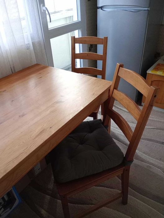 маса с 4 стола HAGERNAS Ikea