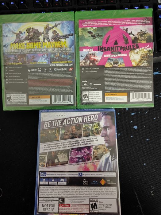 Xbox, Playstation игры