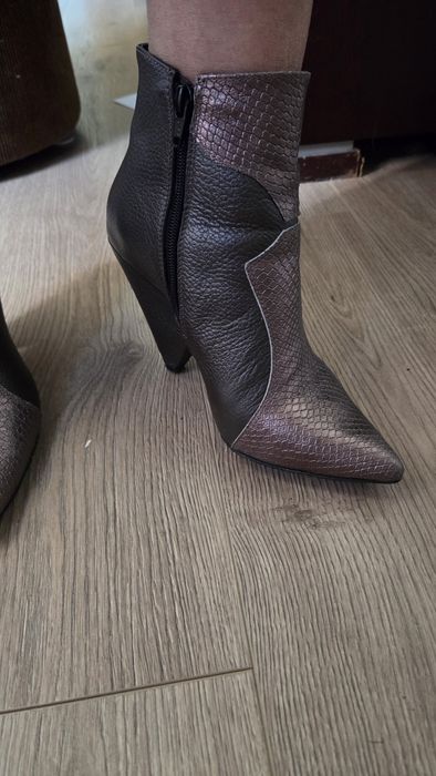 Ghete dama piele naturala model Modern Western