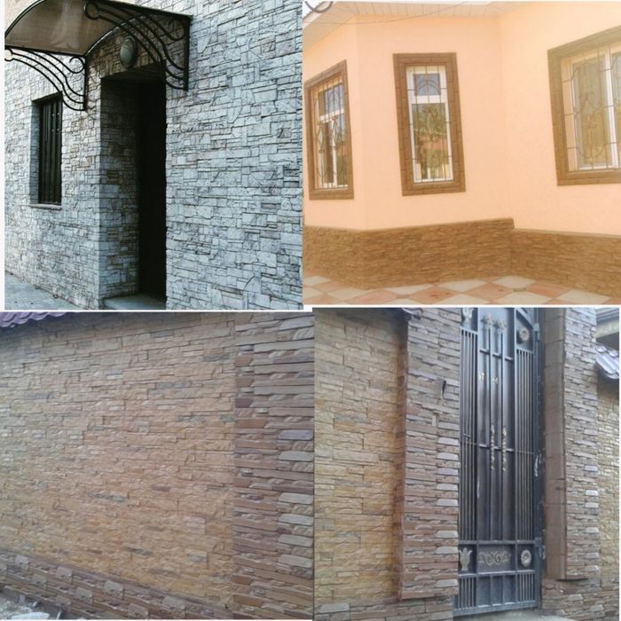 Декор камни для фундамента и забор