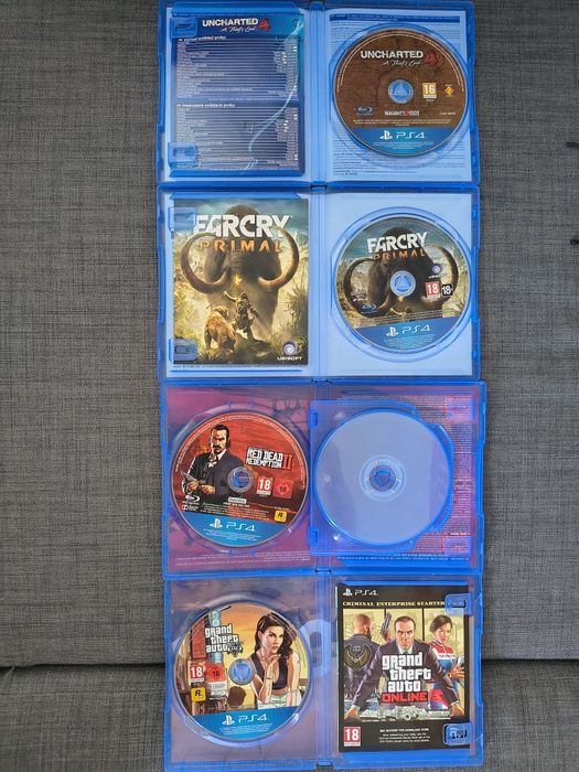 PS4 player edition + 2 controllere + 4 jocuri originale – pachet complet