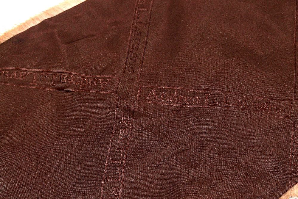 Set guler sal din blana nurca "Andrea L. Lavagno" + palarie fetru, NOI