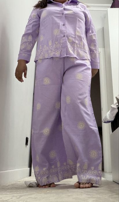 Костюм с брюками летняя