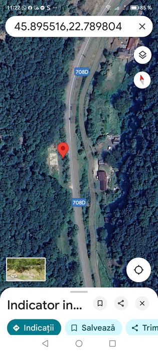 Vând teren intravilan cu fundatie de 85mp în Vețel