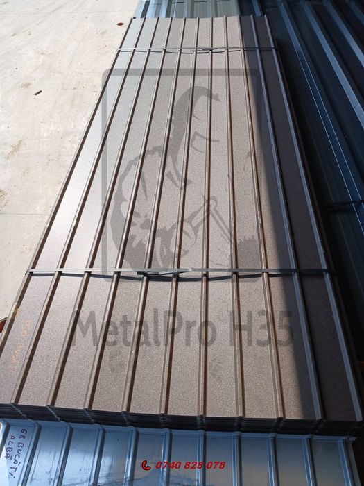 Tabla cutată H35 – 6.2m – grosime 0.5mm