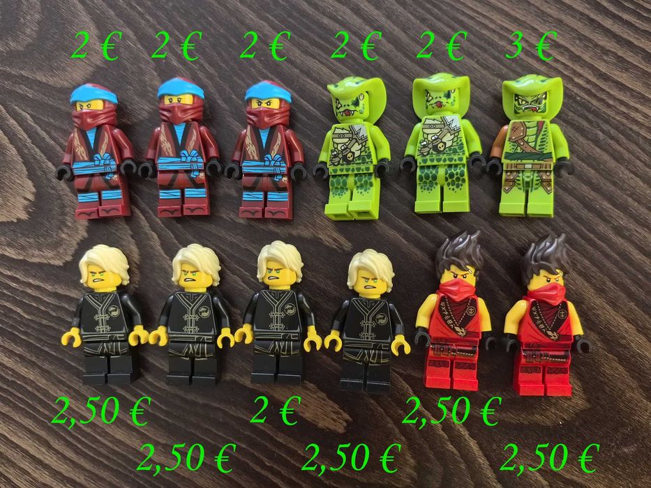 LEGO минифигурки рицари пирати нинджаго космос колекционерски стар уорс уестърн фортнайт властелинът на пръстените други ЧАСТ 3