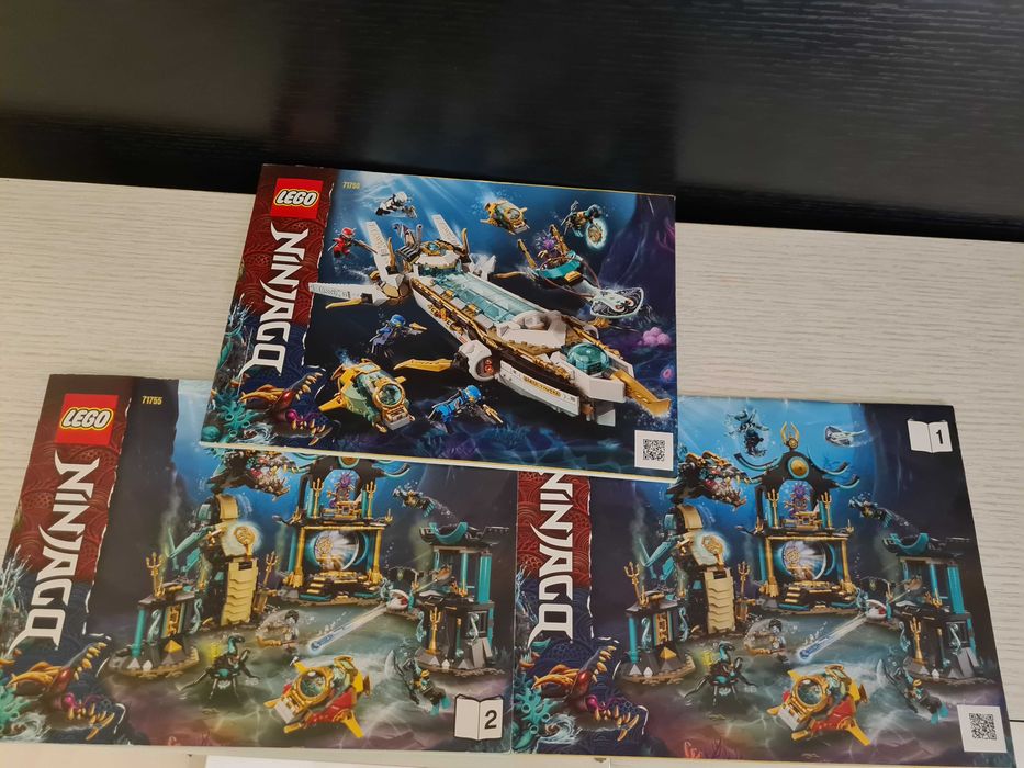 Lego Ninjago lot Templul marii nesfarsite 71755 si Hydro Bounty 71756