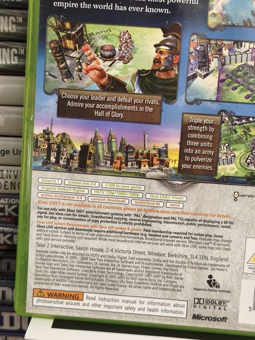Joc/jocuri Civilization Revolution Xbox360/Xbox One original