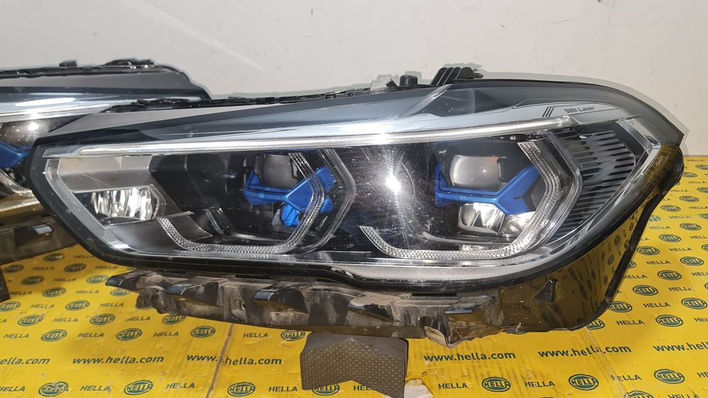 Far faruri full led laser BMW X5 G05 X6 G06 F95 F96 bara aripa armatur