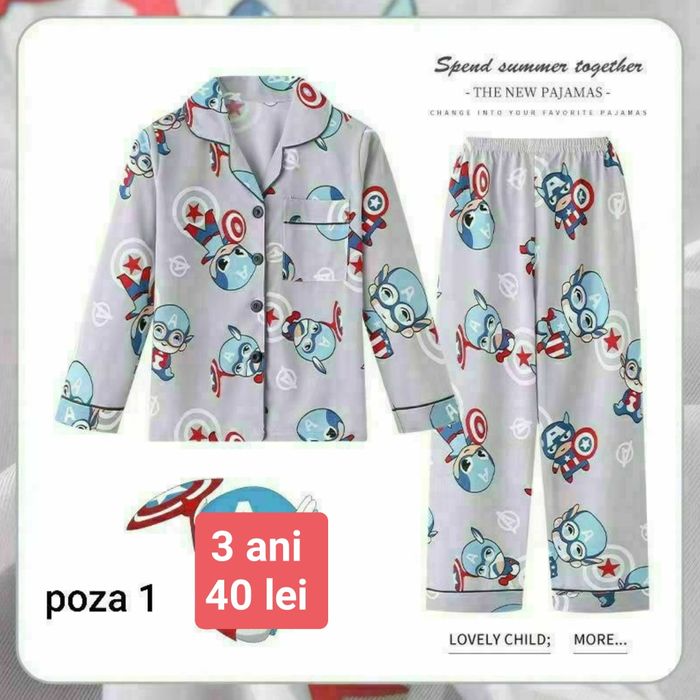 Pijamale dragute copii
