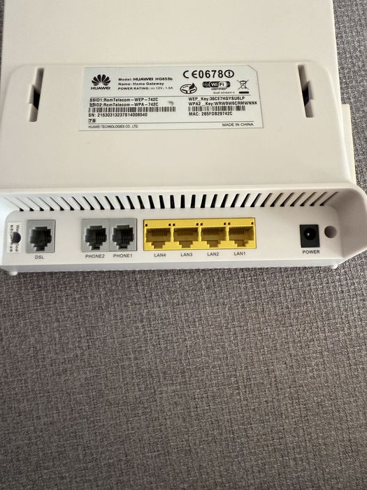 Modem Clicknet ROMTELEKOM huawei HG655b