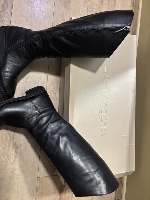 Eva Longoria ботуши офицерки 37н, естествена кожа