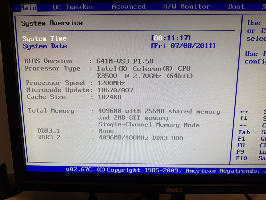 Kit Placă de bază ASRock G41M-VS3 + Intel Celeron E3500 + 4GB DDR3