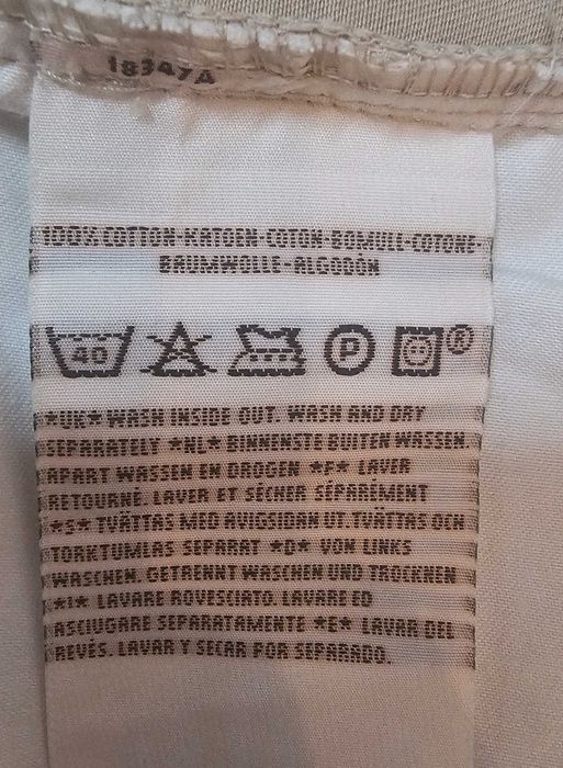 Blugi iconici Levi's 521 beige -100% Bumbac - W30 L34 old money - regular