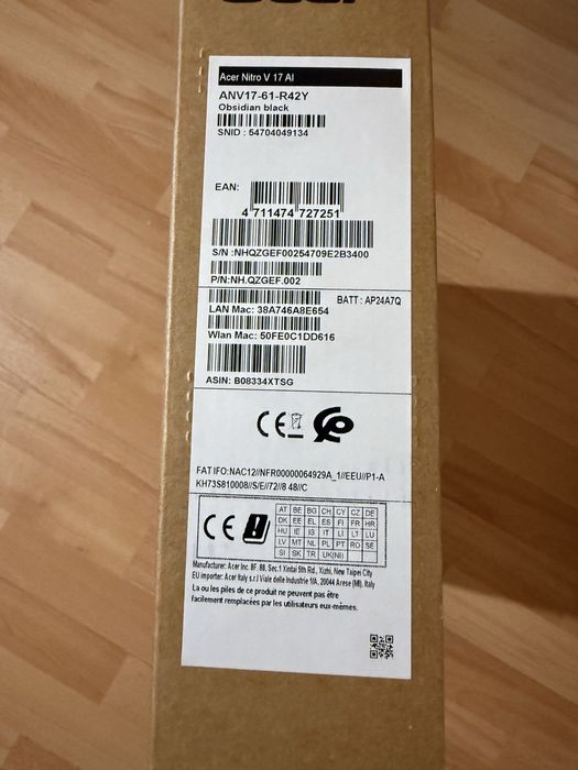 Acer Nitro V 17 AI