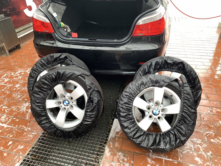 Jante originale BMW 225 55 R16 , cu anvelope Dunlop uzura minima