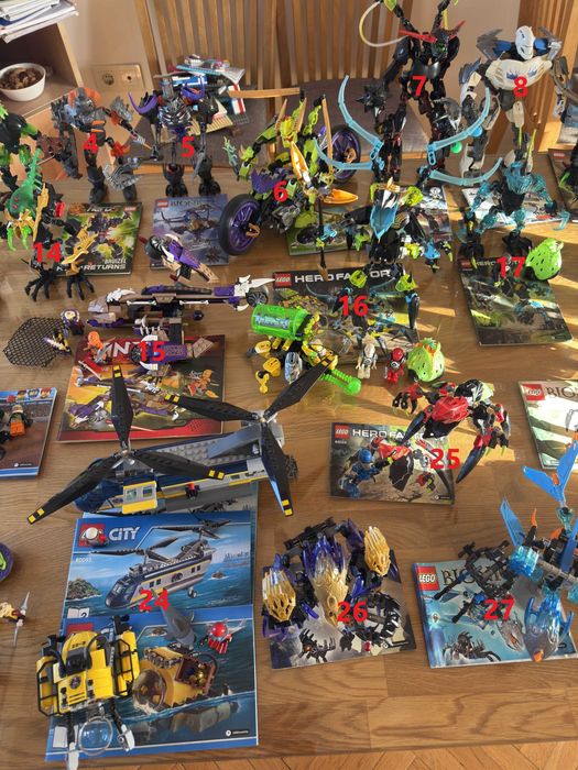 Лего конструктури LEGO Hero Factory, Bionicle, LEGO City, NINJAGO