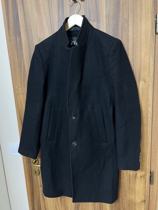 ZARA мъжко вълнено палто, S размер
