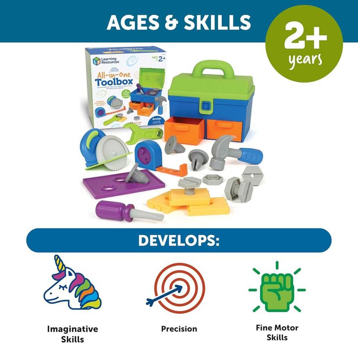 New Sprouts All-in-One Toolbox Комплект инструменти 18 части с кутия