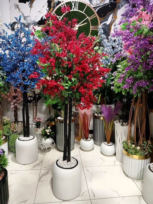 Искусственные цветы и деревья прокат.