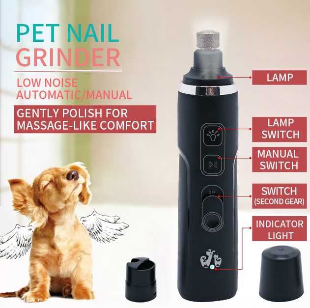 Професионална електрическа пила за нокти за домашни любимци, EpochEnvoMall™
