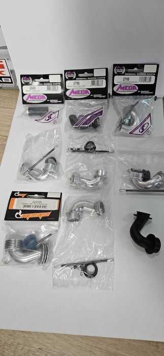 Toba Tuning "MEGA" Made in ITALY, din aluminiu, pt. motoare Nitro 1/8