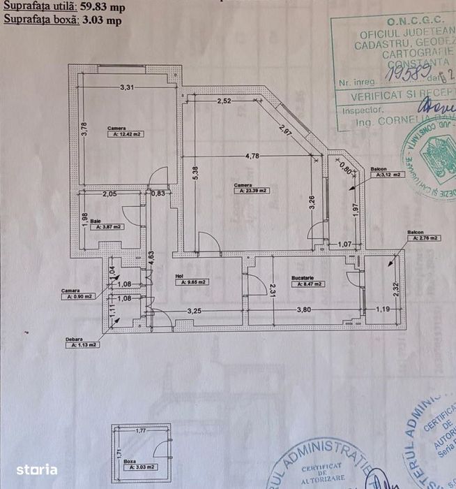 Apartament premium 2 camere cu vedere panoramică Faleza Nord