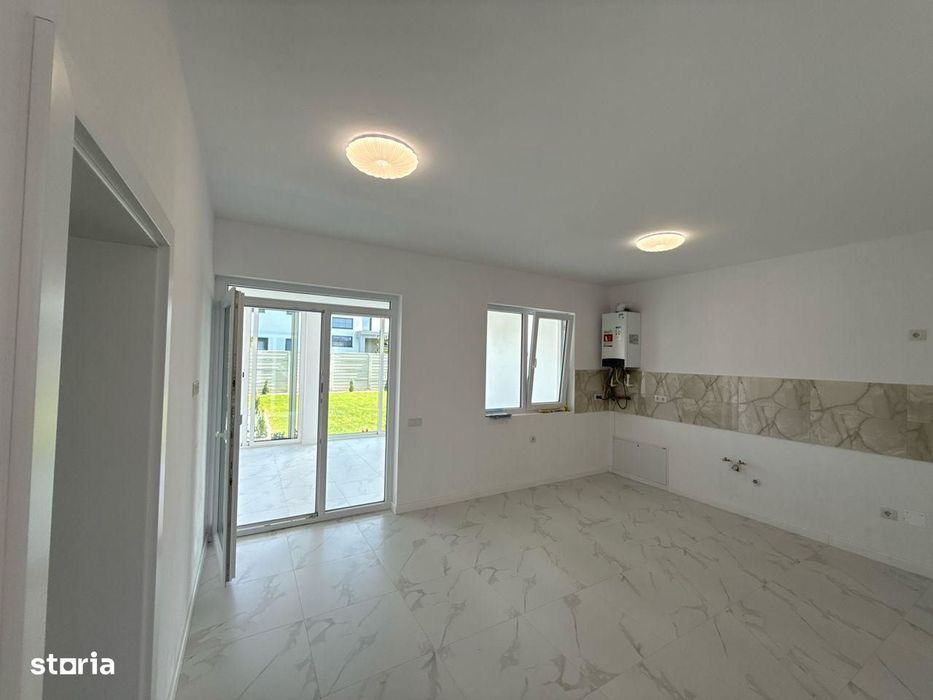 Oferta! Casa Noua , finisata,s.c.140mp, teren 500 în Santandrei, Gaz