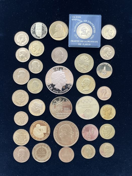 Златна монета, различни карати и тежина!