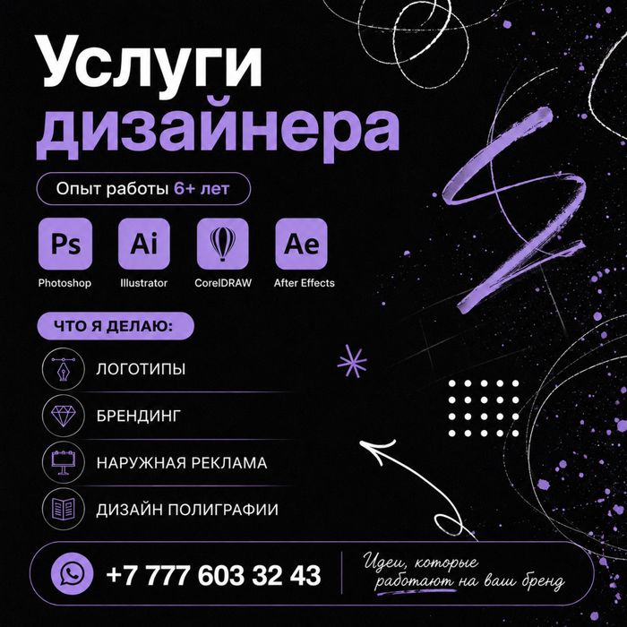 Графический дизайнер. Отрисовка ИИ