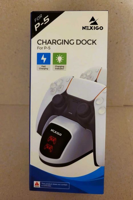 Dock de încărcare NexiGo pentru PlayStation 5 suport 2 controllere NOU