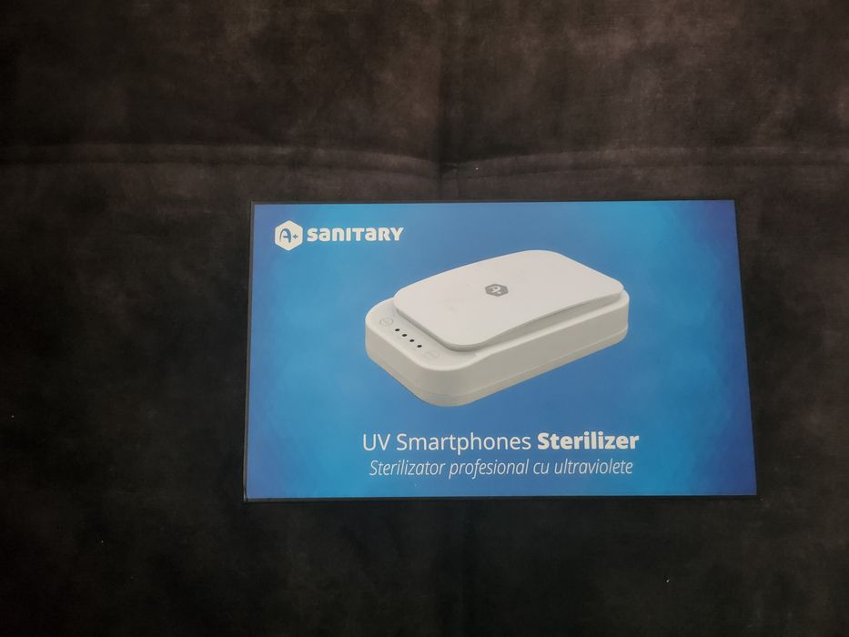 Sterilizator UV portabil NOU  pentru măști, smartphone