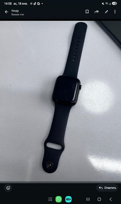 Эпл ватч 9 иедеальный акб98