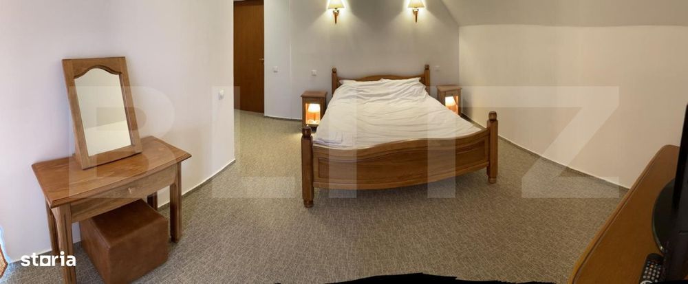 Cabana cu 5 dormitoare, 250 mpu, 700 teren la Ranca