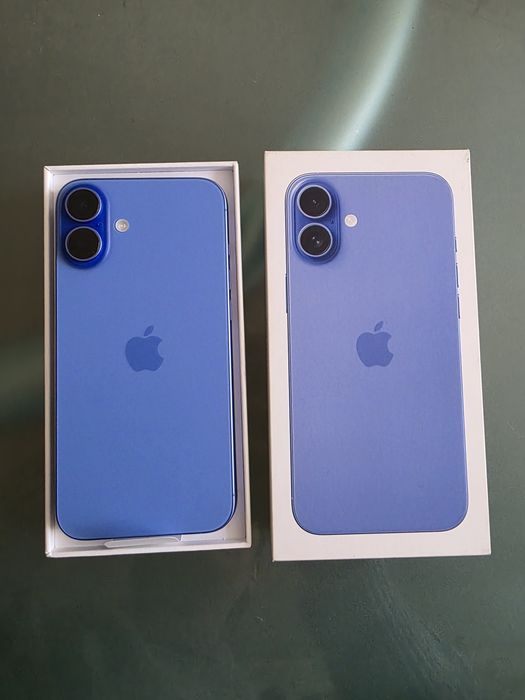 iPhone 16 Plus 128GB Ultramarine – КАТО НОВ / Пълна Гаранция 18 месеца